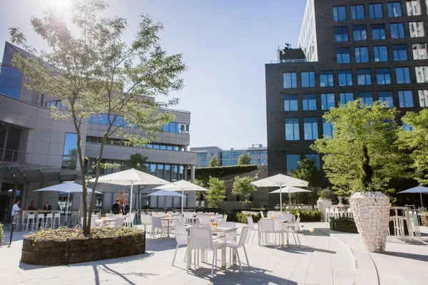 Bild: Sommerliches Set-up auf dem Kirchberg