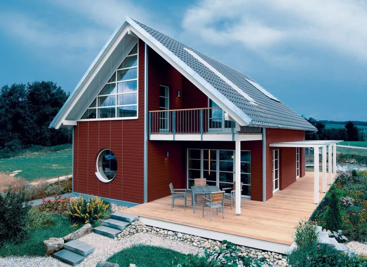 Ohne Vermögen zum eigenen Häuschen: Vollfinanzierung macht?s möglich. Foto: Baufritz