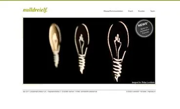 Bild: nulldreielf. - die Agentur für Messe, Event und Kommunikation in neuem Layout