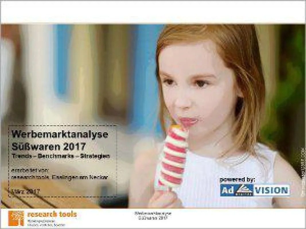 Werbemarktanalyse Süßwaren 2017