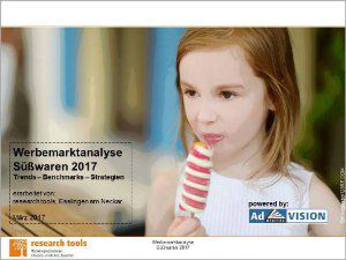 Werbemarktanalyse Süßwaren 2017