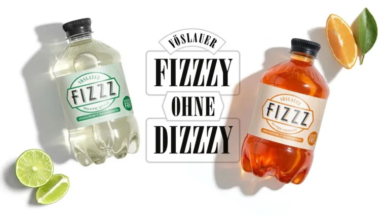 Bild: Alkoholfreier Aperitif mit Haltung: MILK gestaltet Packaging Design für Vöslauer FIZZZ