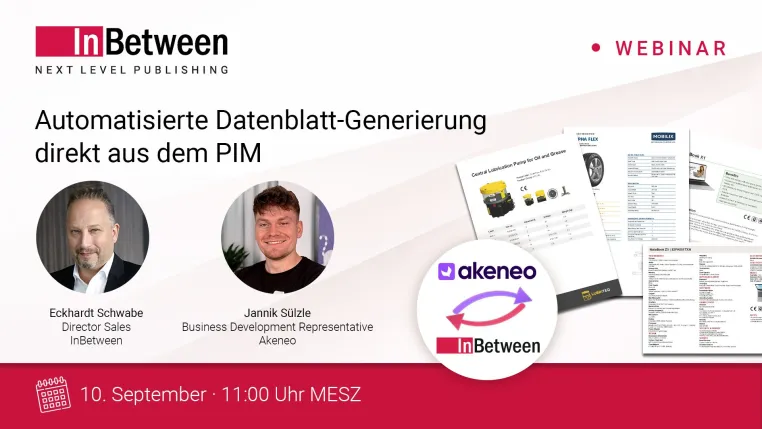 Bild: Webinar: Automatisierte Datenblatt-Generierung direkt aus dem PIM