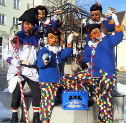 Brauerei sorgt für Stimmung bei den Narrensprüngen Bild: Brauerei sorgt für Stimmung bei den Narrensprüngen