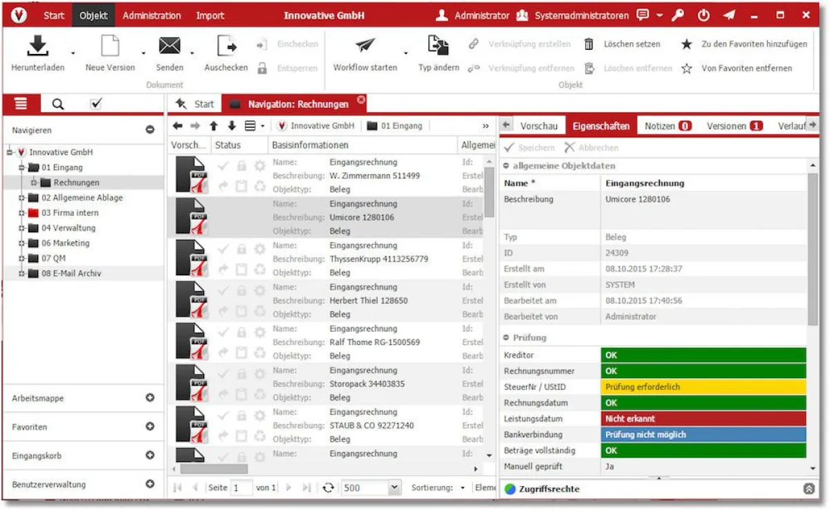 DocScout integriert sich nahtlos in docuvita DMS