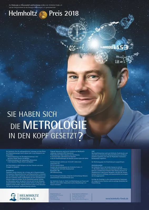 Poster Helmholtzpreis 2018 (PTB)