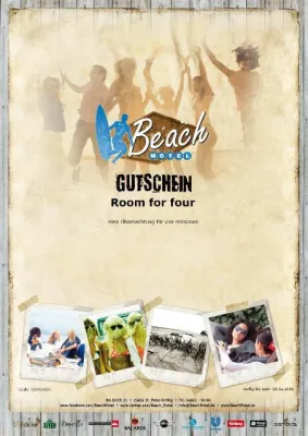 Neues Beach Motel in St. Peter-Ording: Individuelle Gutscheine als Geschenketipp zu Weihnachten Bild: Neues Beach Motel in St. Peter-Ording: Individuelle Gutscheine als Geschenketipp zu Weihnachten