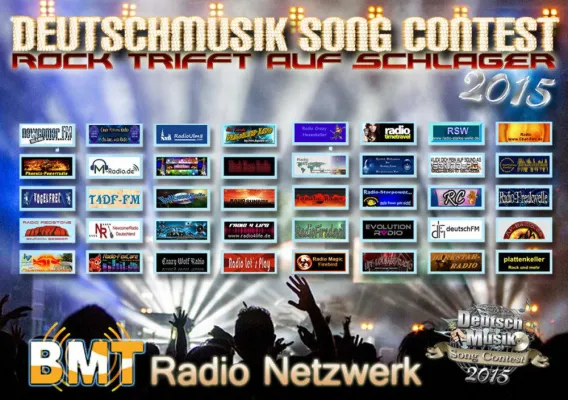 Bild: Deutschmusik-Song-Contest-Kandidaten 2015 in vierzig Radiosendern zu hören