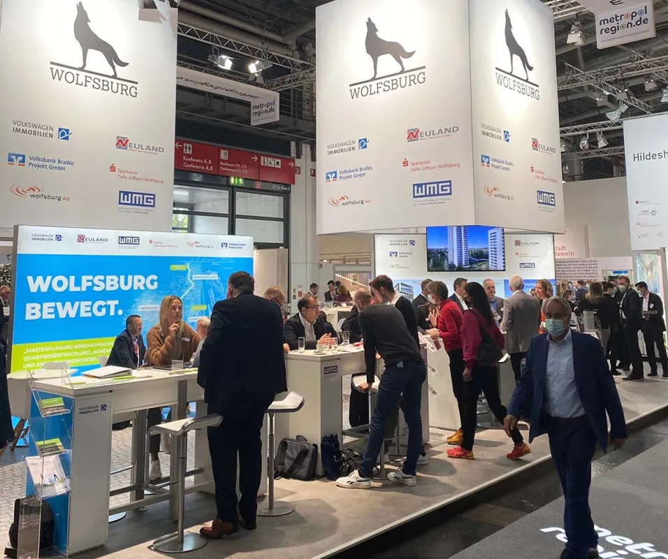 Wolfsburg auf der Expo Real 2021 (© WMG Wolfsburg)