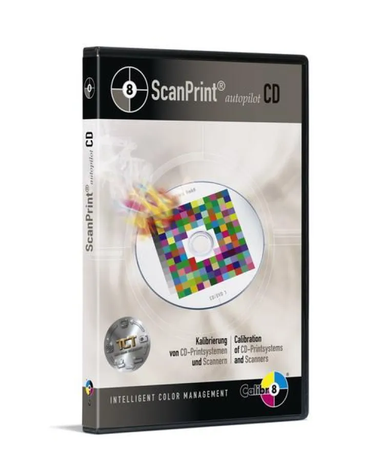 Kalibrierung für CD- und DVD-Produktionssysteme mit der neuen Software von Calibr8: ScanPrint autopilot CD