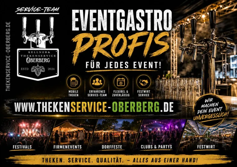 Von Oberberg bis Wacken: Thekenservice Oberberg wächst vom Servicepartner zum Festwirt Bild: Von Oberberg bis Wacken: Thekenservice Oberberg wächst vom Servicepartner zum Festwirt