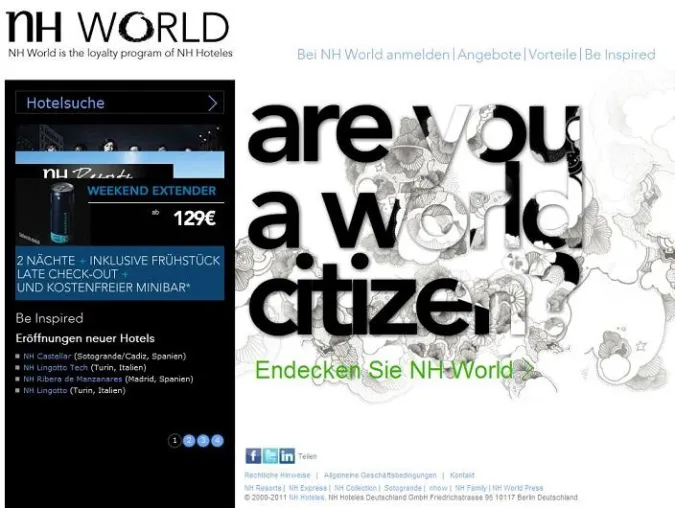 Bild: Treueprogramm NH World mit neuen Mitgliedsstufen und attraktiven Vorteilen
