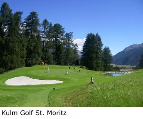 Bild: Mit Golfmotion in die Schweiz: Golfurlaub in St. Moritz
