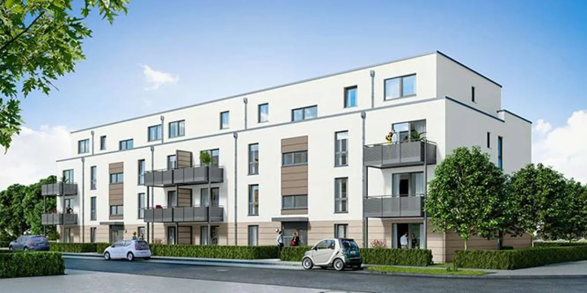 Visualisierung des Neubaus an der Rheinischen Straße ?auf Schalke?