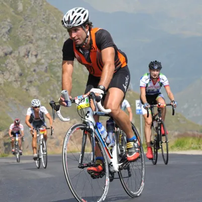 Bild: Peter Schlickenrieder startet beim Arber-Radmarathon