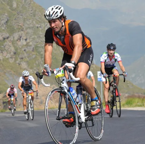 Bild: Peter Schlickenrieder startet beim Arber-Radmarathon