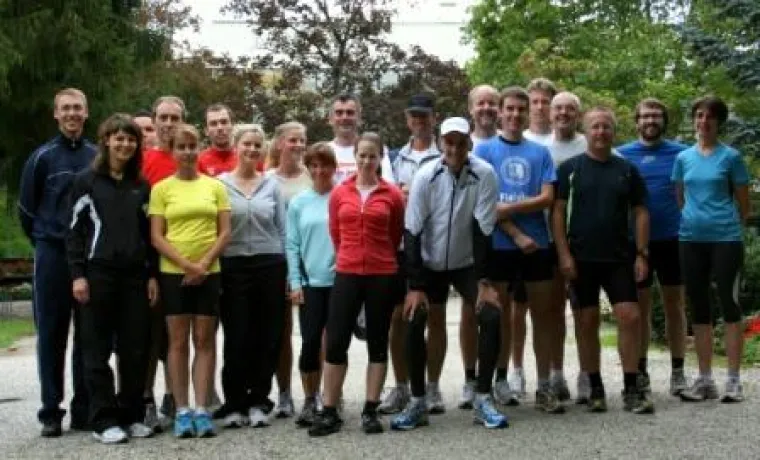 Bild: Lauftraining in vollem Gange