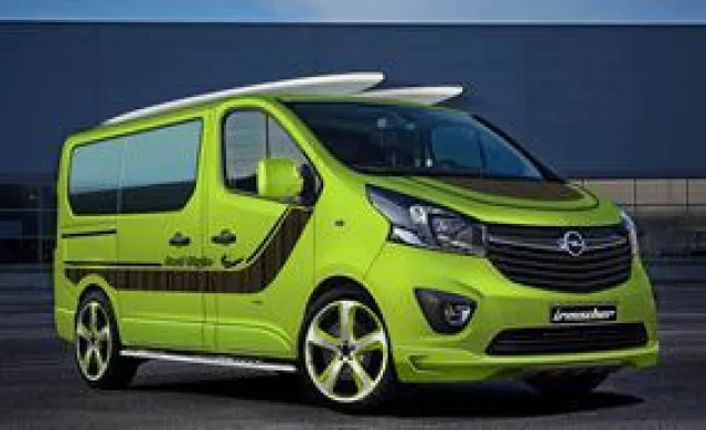 Bild: Weitere Individualisierungsprodukte des Opel Vivaro durch Irmscher