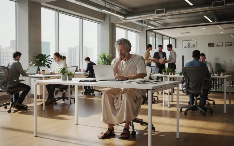 Bild: Seneca im Open Space: Wie Gelassenheit das Chaos zähmt