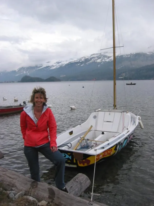 Gastgeberin Monika Martin und „La Bête“
