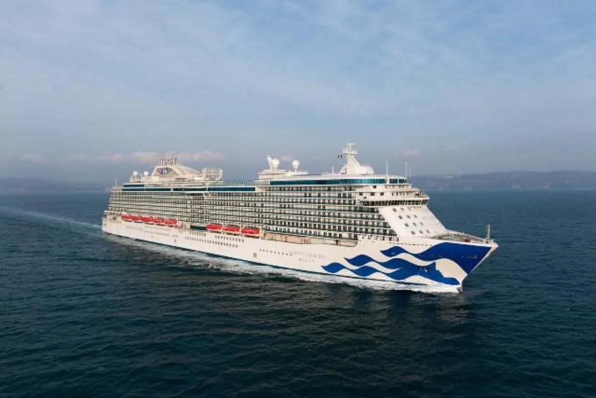 Die Majestic Princess auf See