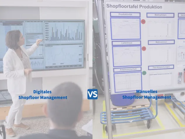 Digitales Shopfloor Management macht Manuelles überflüssig – oder? Bild: Digitales Shopfloor Management macht Manuelles überflüssig – oder?