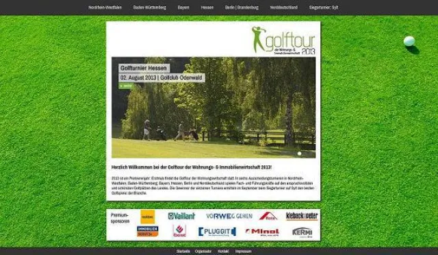 Bild: Premiere für bundesweite Golftour