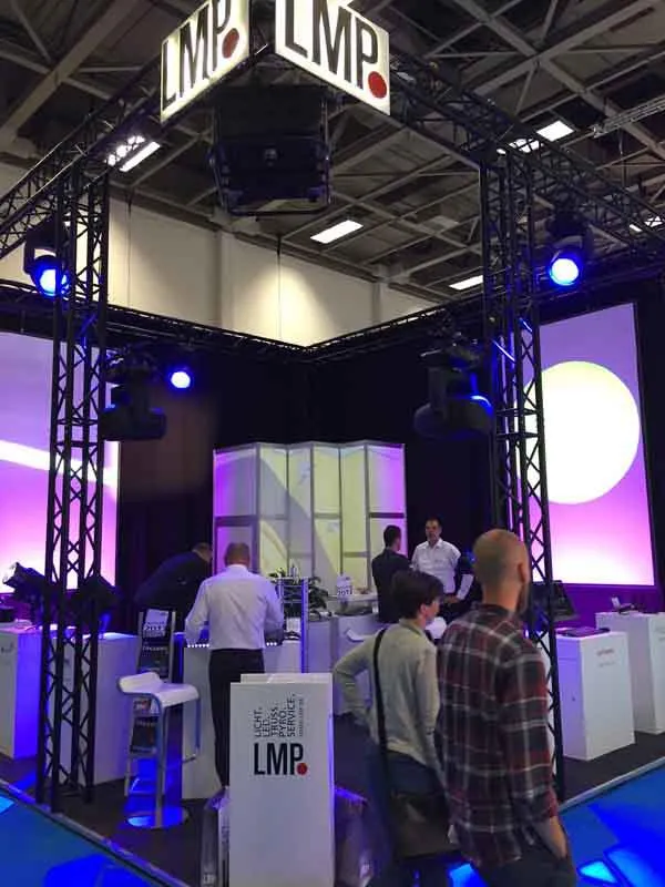 LMP-Stand auf der Stage|Set|Scenery 2017 (Foto: LMP)