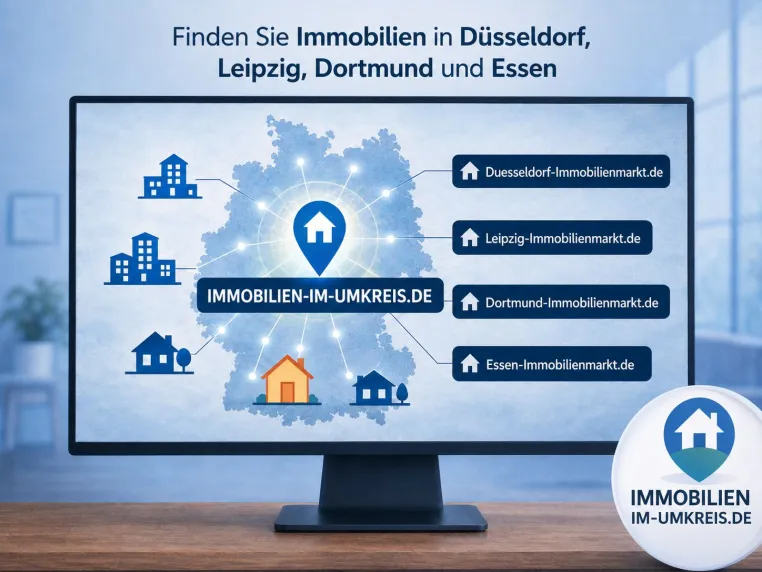 Bild: Immobilien in Düsseldorf Nachfrage aus Nachbarstädten gezielter nach Lage und Entfernung einordnen