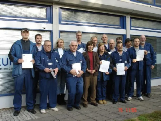 Bild: Erfolgreicher Abschluss des REFA Seminars „Führungstraining“ bei der DEUFAG Deutsche Facilitec Gesellschaft in Berlin