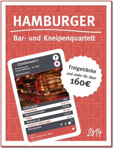 Bild: Hamburger Bar- und Kneipenquartett ab sofort wieder im Handel erhältlich