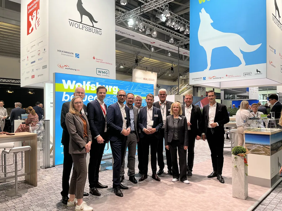 Wolfsburg auf der EXPO REAL 2023 (© WMG Wolfsburg)