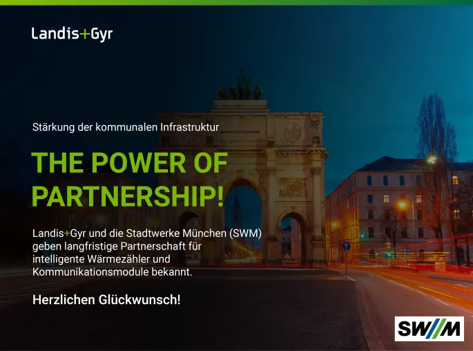 Bild: Landis+Gyr verkündet langfristige Partnerschaft für intelligente Wärmezähler und Kommunikationsmodule.