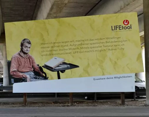 Bild: ARTGROUP ADVERTISING - "Erweitere deine Möglichkeiten" mit LIFEtool