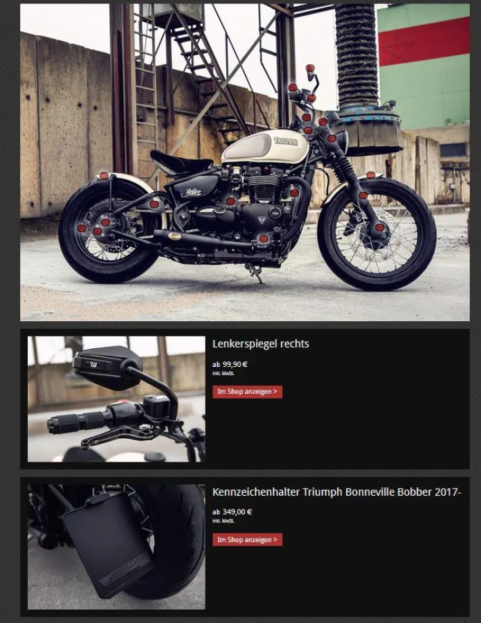 Innovatives Tool zu umfassenden Motorradumbauten