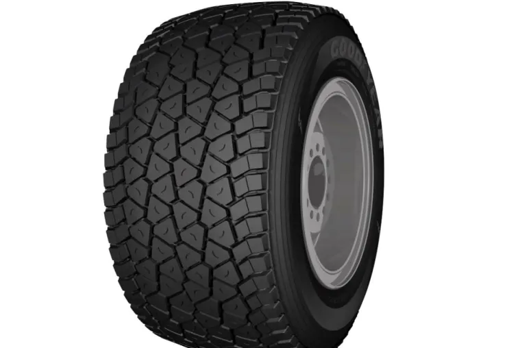 260 kg mehr Ladekapazität für Betonmischer oder Schüttguttransporter dank neuem Goodyear Super-Singlereifen Bild: 260 kg mehr Ladekapazität für Betonmischer oder Schüttguttransporter dank neuem Goodyear Super-Singlereifen