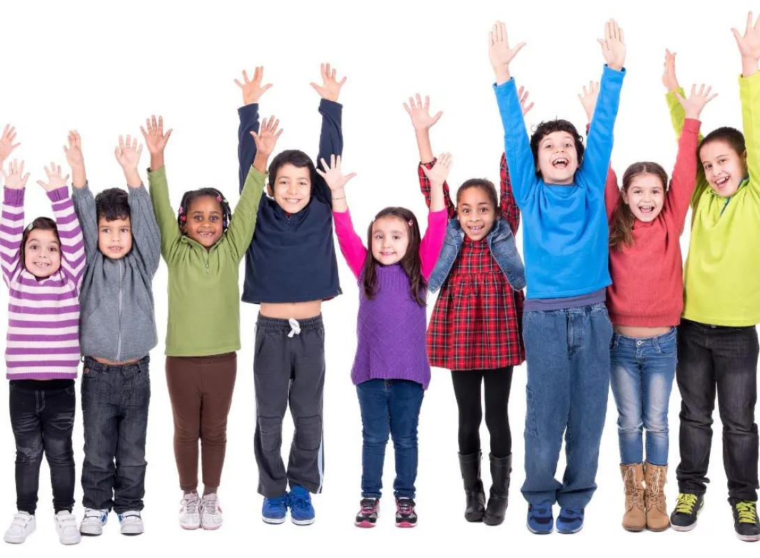jubelnde Kinder