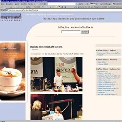 Bild: Kaffee-Blog für Fans der schwarzen Bohne