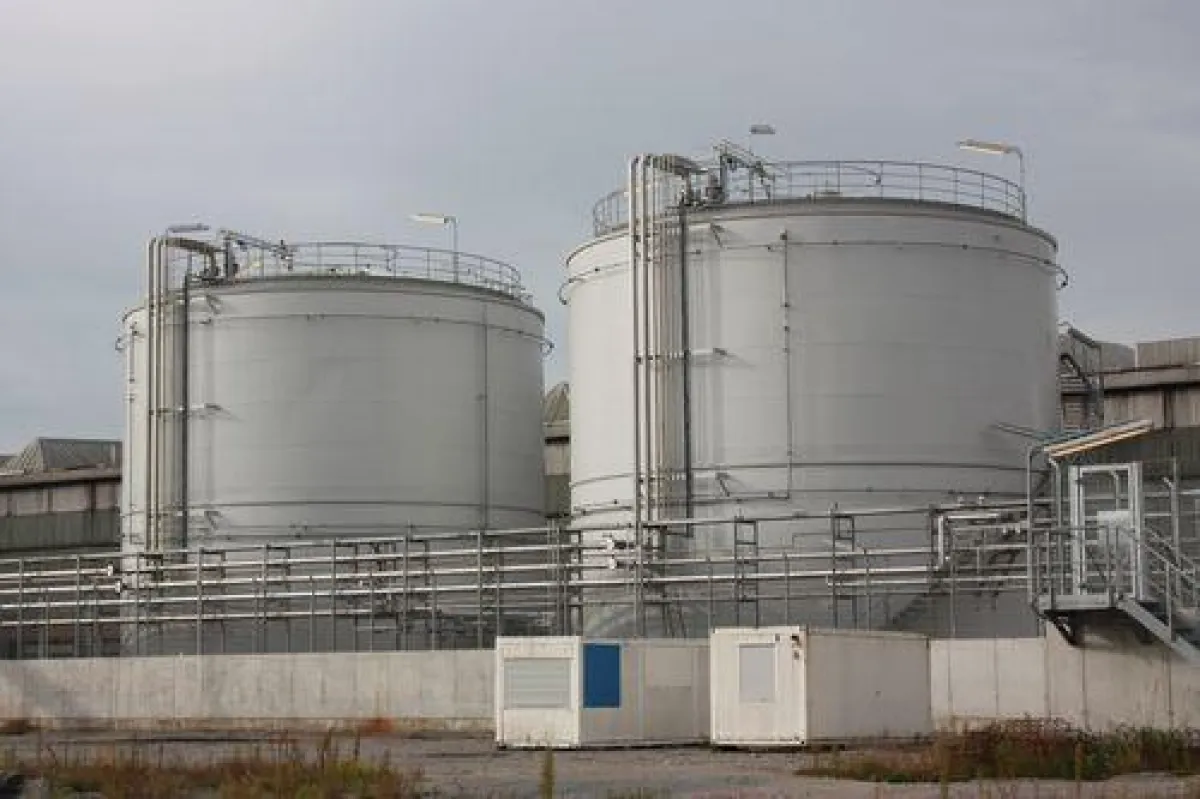 Außenansicht der Tanks 5 Jahre nach der Beschichtung