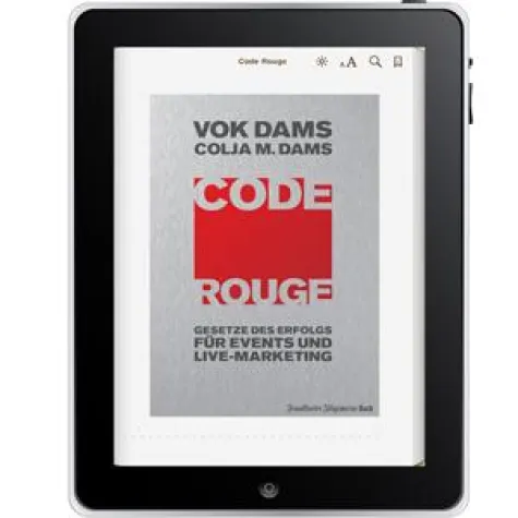 Bild: CODE ROUGE von VOK DAMS jetzt auch im iBook-Store und Amazon-Kindle-Store erhältich