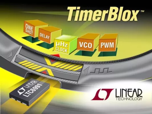 Linear Technology: Winziger Niederfrequenz-Taktgeber-Chip unterstützt Langzeit-Timing von 1ms bis 9,5h Bild: Linear Technology: Winziger Niederfrequenz-Taktgeber-Chip unterstützt Langzeit-Timing von 1ms bis 9,5h