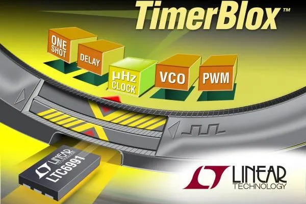 Bild: Linear Technology: Winziger Niederfrequenz-Taktgeber-Chip unterstützt Langzeit-Timing von 1ms bis 9,5h