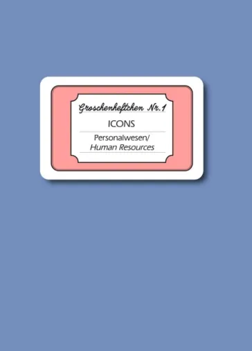Bild: Groschenheftchen Nr. 1 - Analog entworfene Icons