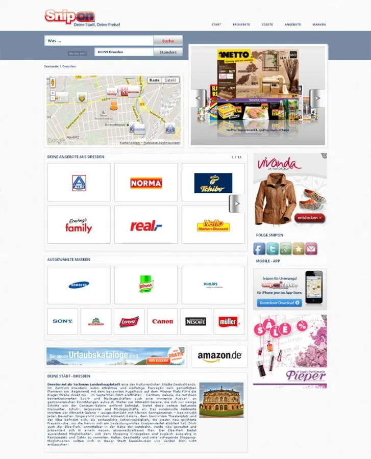 Die Angebotsplattform Snipon.de startet jetzt in die heiße Phase