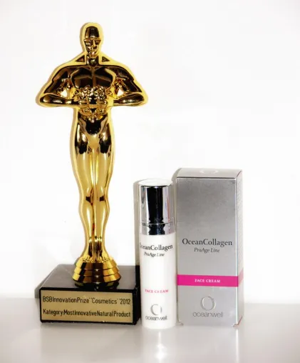 Kosmetik-Oscar geht an die OceanCollagen Face Cream - Internationale Jury lobt "Green Glamour" Bild: Kosmetik-Oscar geht an die OceanCollagen Face Cream - Internationale Jury lobt "Green Glamour"