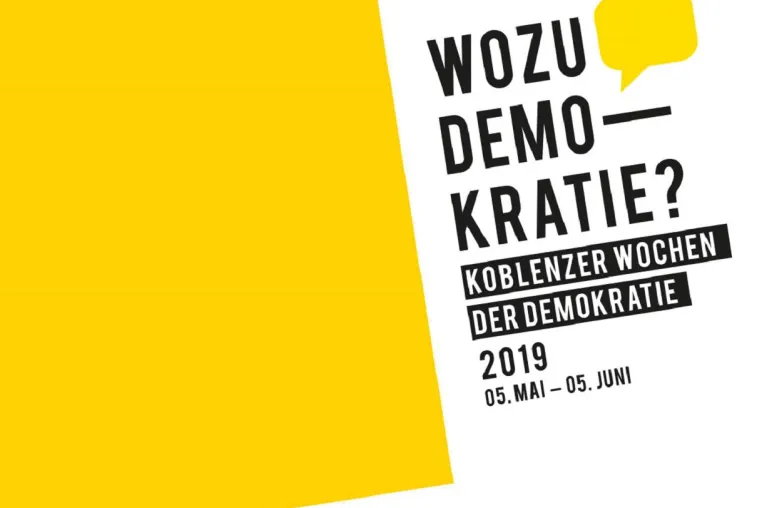 Koblenzer Wochen der Demokratie – zfh beteiligt sich Bild: Koblenzer Wochen der Demokratie – zfh beteiligt sich