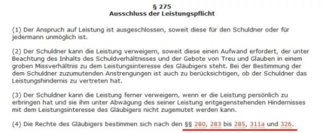 Bild: In AGB Gesetz zitiert – Abmahnung kassiert