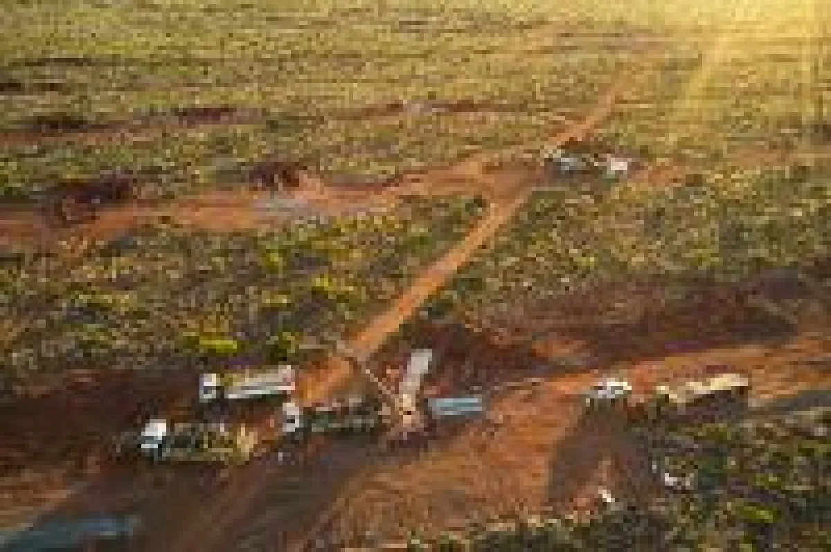 Bohrgerät auf der Goldentdeckung Hemi; Foto: De Grey Mining