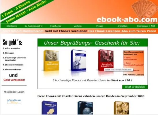 Neu in Deutschland - ebboks mit Reseller Lizenz im Abo beziehen Bild: Neu in Deutschland - ebboks mit Reseller Lizenz im Abo beziehen