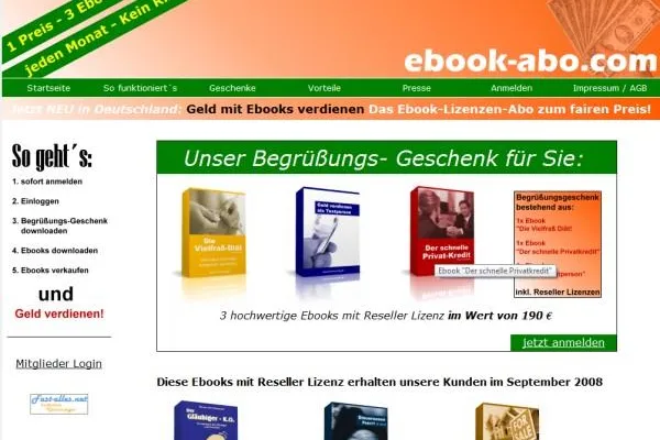 Neu in Deutschland - ebboks mit Reseller Lizenz im Abo beziehen Bild: Neu in Deutschland - ebboks mit Reseller Lizenz im Abo beziehen